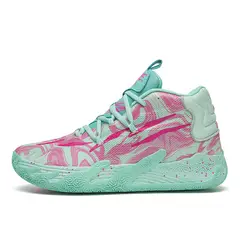 SHANDIAN - Zapatillas deportivas de baloncesto para hombre básquetbol Violeta