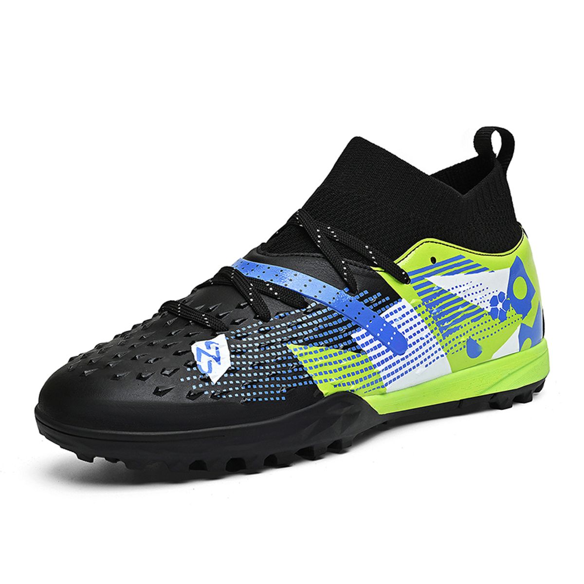 SHANDIAN - Zapatillas de Fútbol Hombre TF zapatos hombre Blanco