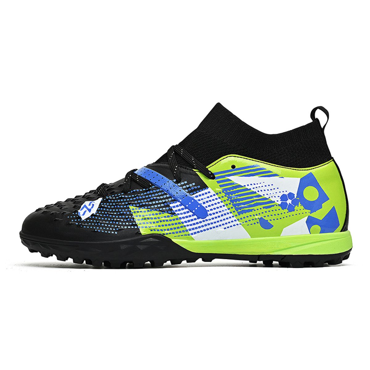 SHANDIAN - Zapatillas de Fútbol Hombre TF zapatos hombre Blanco