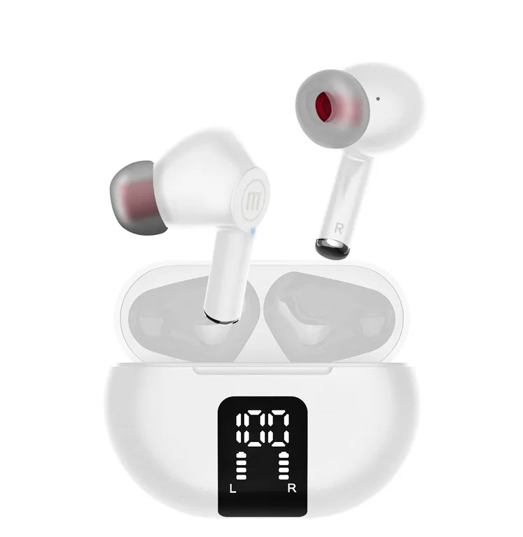 Audifonos Bluetooth Inalambricos Cancelacion de Ruido USB-C Blanco