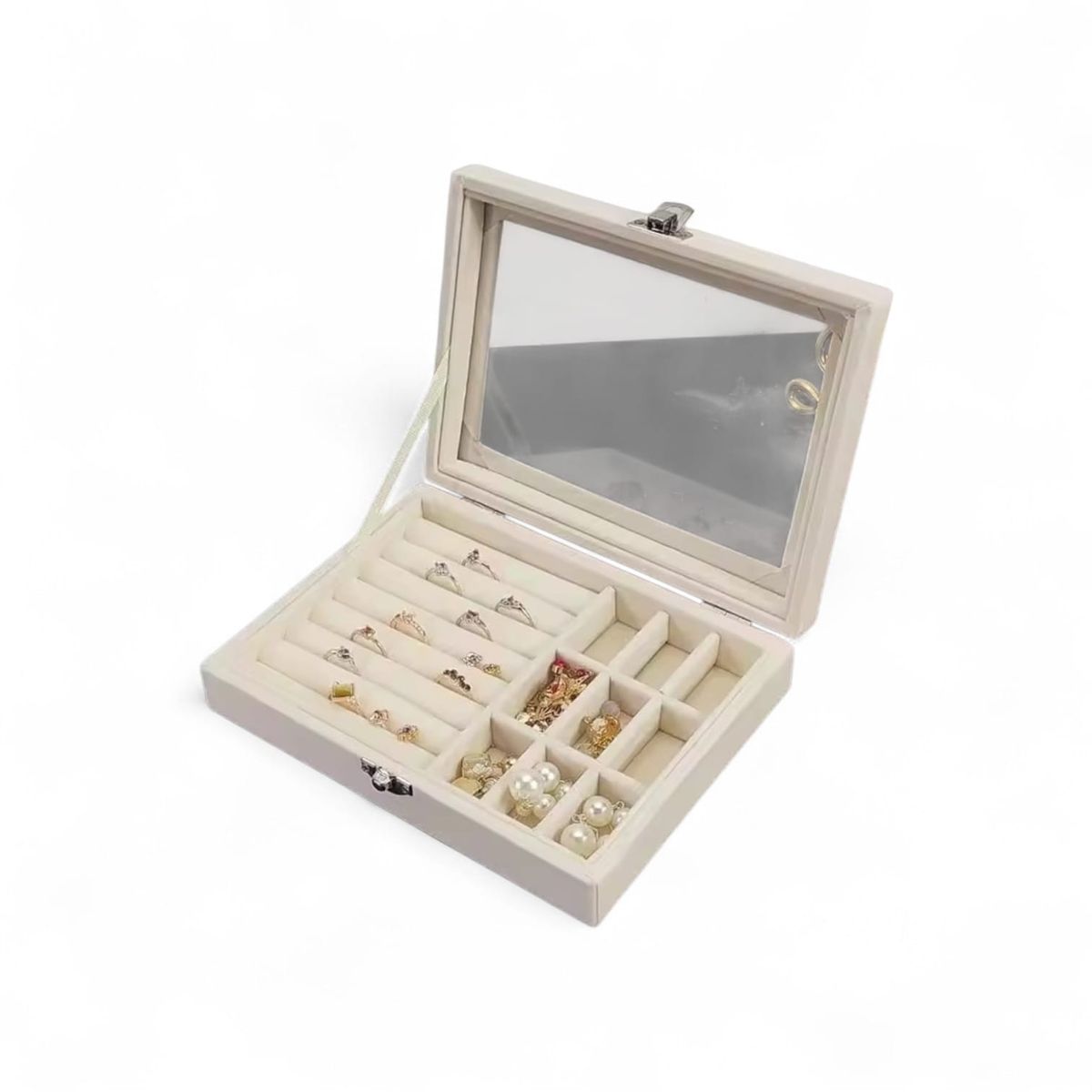 GENERICO - Joyero Organizador de Joyas para Collares, Anillos y Accesorios