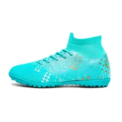 SHANDIAN - Zapatillas de Fútbol Hombre TF zapatos hombre Blanco