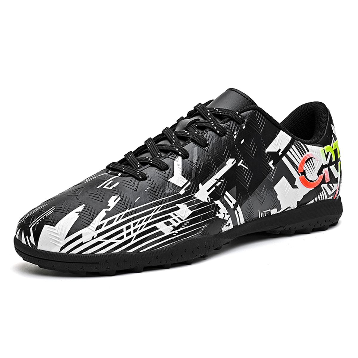 SHANDIAN - Zapatillas de Fútbol Hombre TF zapatos hombre Negro