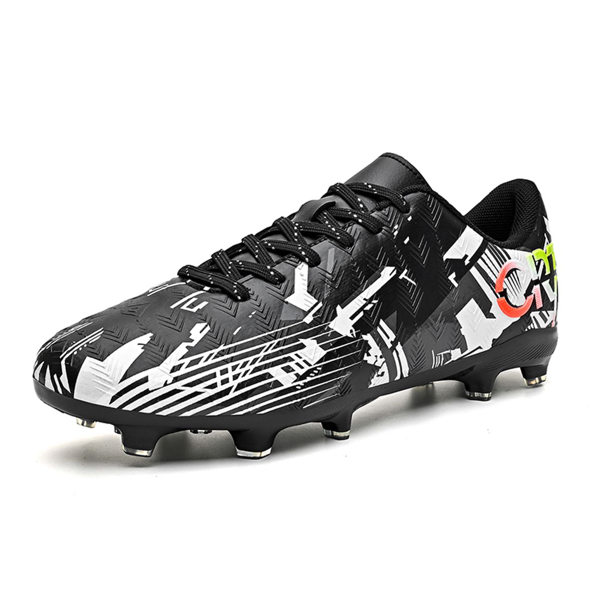 SHANDIAN - Zapatillas de Fútbol Hombre FG zapatos hombre Negro