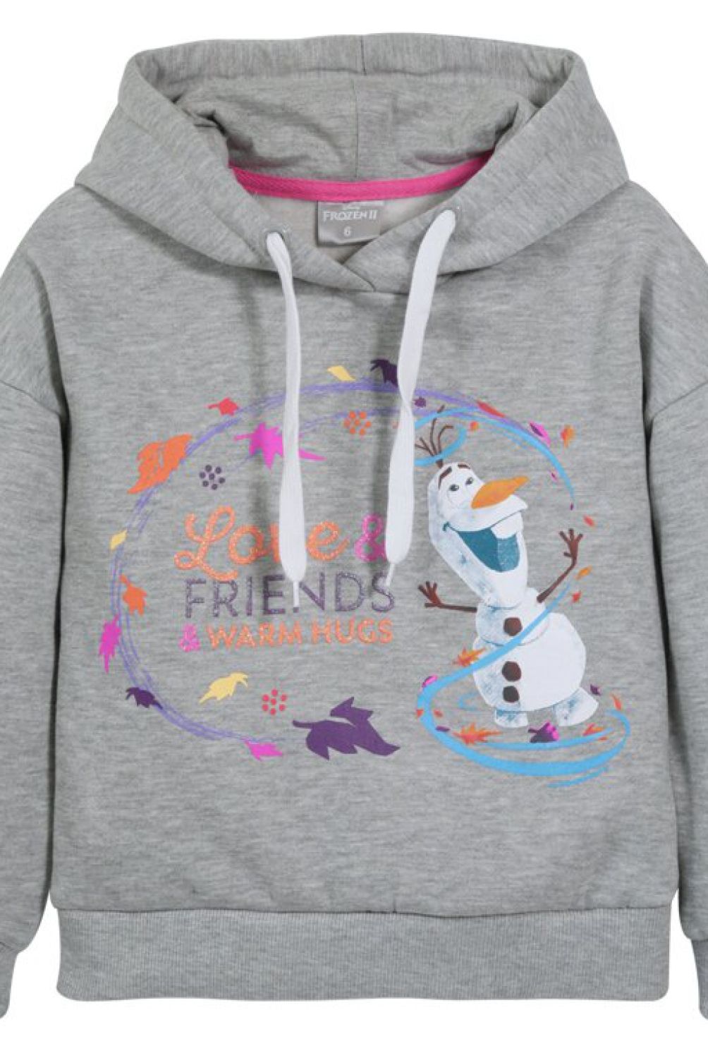 FROZEN - Poleron Niña Olaf Gris Frozen