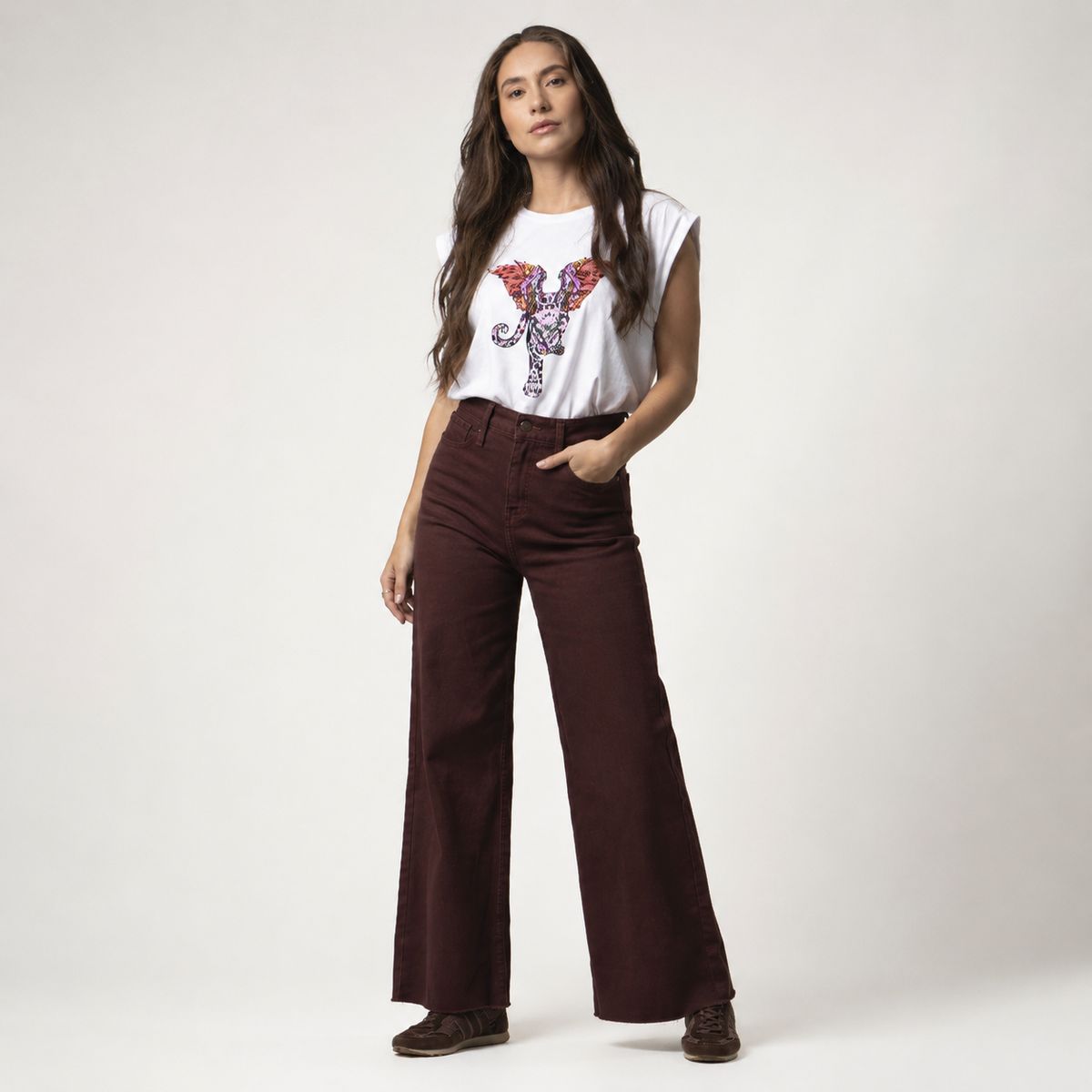 MOMCHIC - JEANS CULOTTE BURDEO LUPE