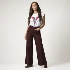 MOMCHIC - JEANS CULOTTE BURDEO LUPE