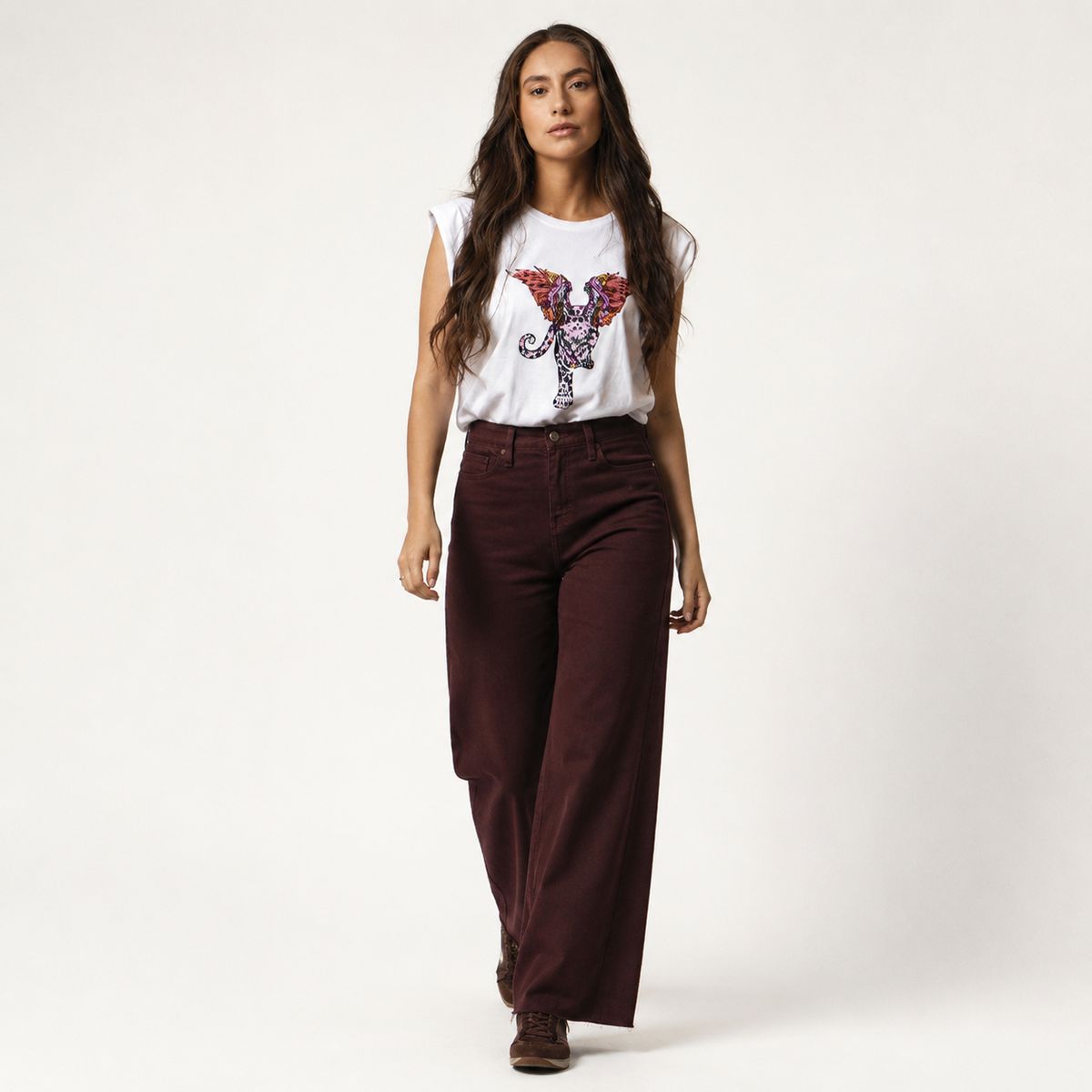 MOMCHIC - JEANS CULOTTE BURDEO LUPE