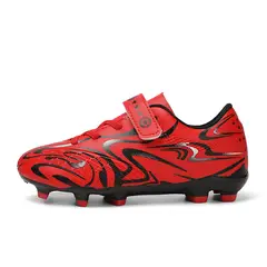SHANDIAN - Zapatillas de Fútbol Hombre FG zapatos hombre Rojo