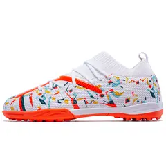 SHANDIAN - Zapatillas de Fútbol Hombre TF zapatos hombre Blanco