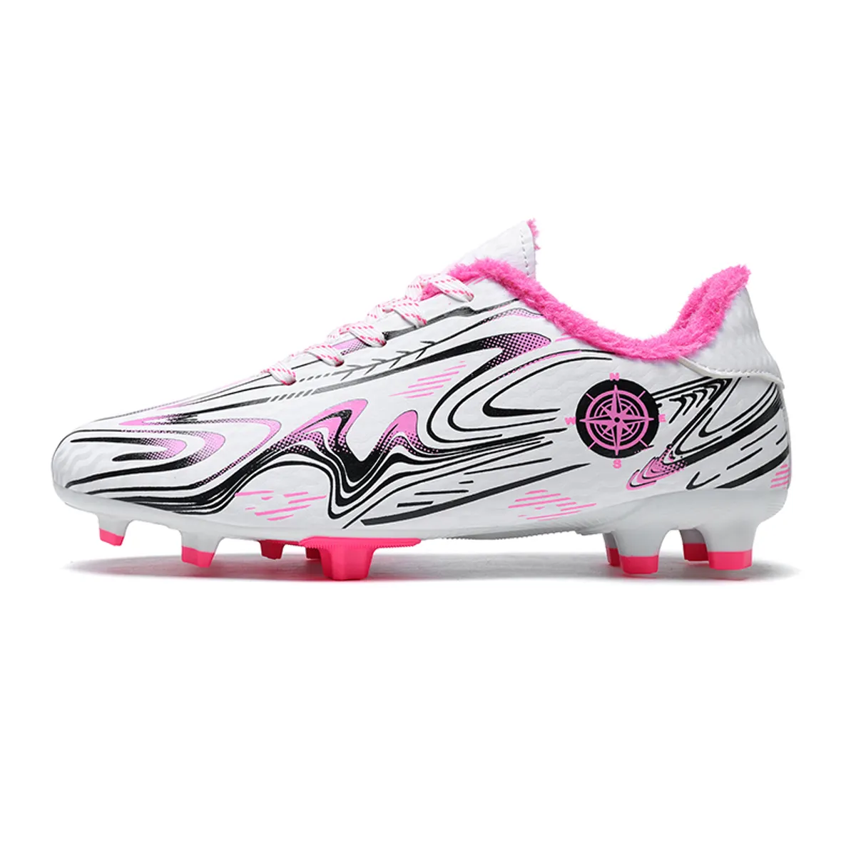SHANDIAN - Zapatillas de Fútbol Hombre TF zapatos hombre Rosado