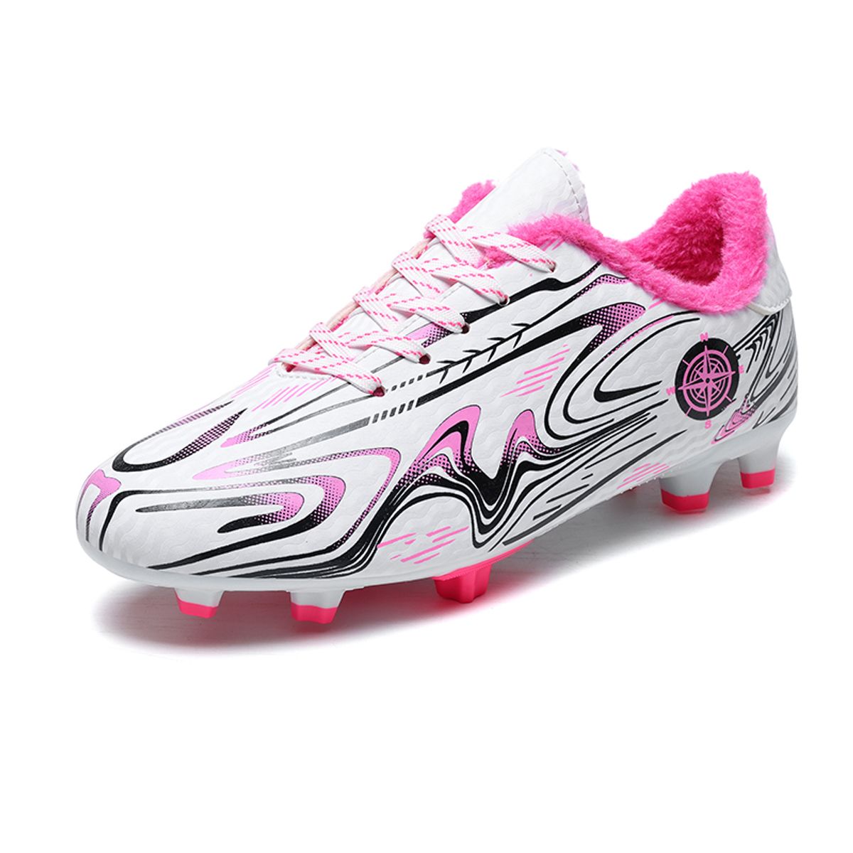 SHANDIAN - Zapatillas de Fútbol Hombre TF zapatos hombre Rosado