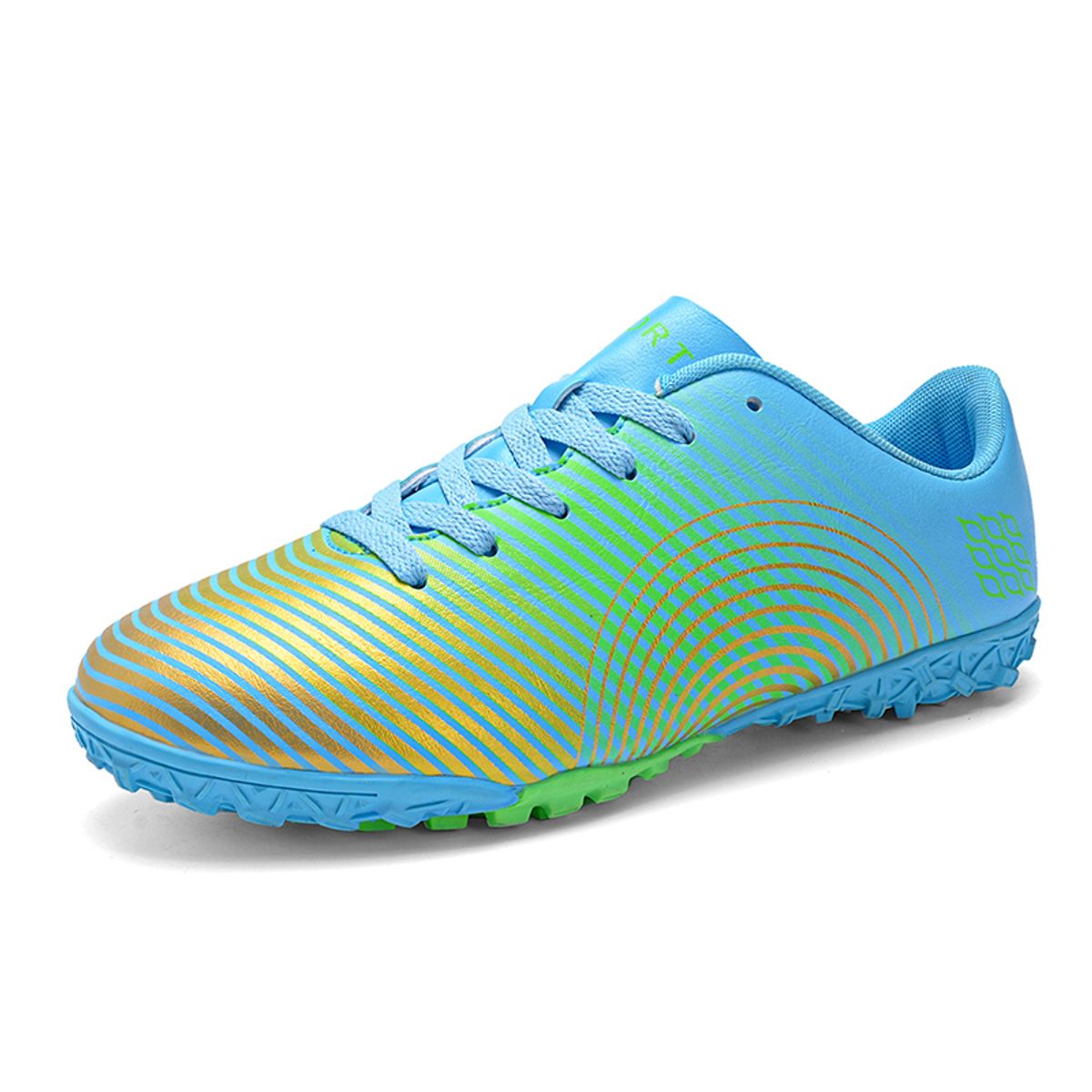 SHANDIAN - Zapatillas de Fútbol Hombre TF zapatos hombre Azul