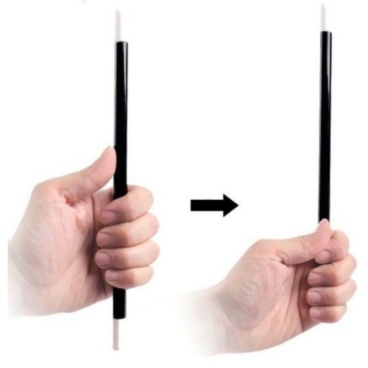 GENERICO - Varita Mágica Real Clásica Magia Para Niños Negro