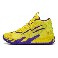 SHANDIAN - Zapatillas deportivas de baloncesto para hombre básquetbol Violeta