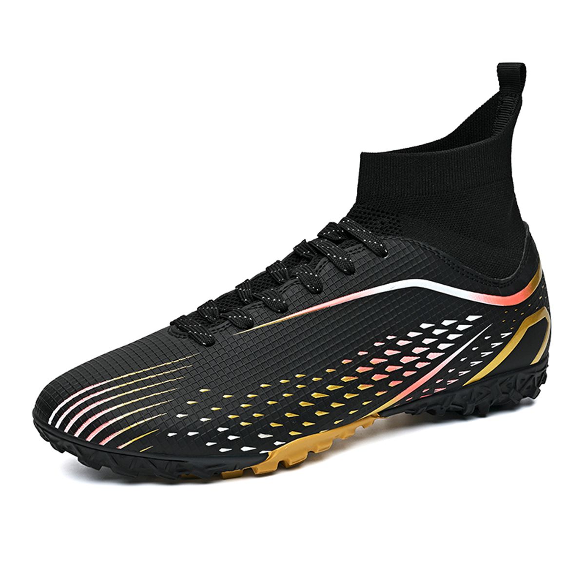 SHANDIAN - Zapatillas de Fútbol Hombre TF zapatos hombre Blanco