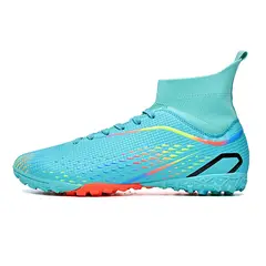 SHANDIAN - Zapatillas de Fútbol Hombre TF zapatos hombre Blanco