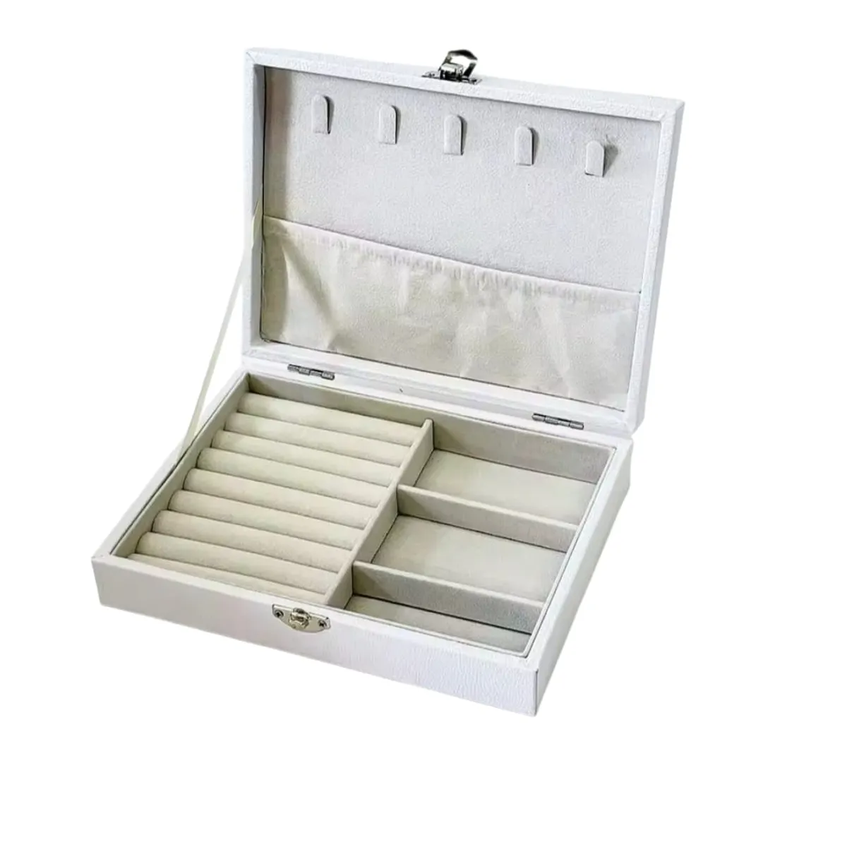 GENERICO - Joyero Organizador de Joyas para Anillos, Collares y Aretes