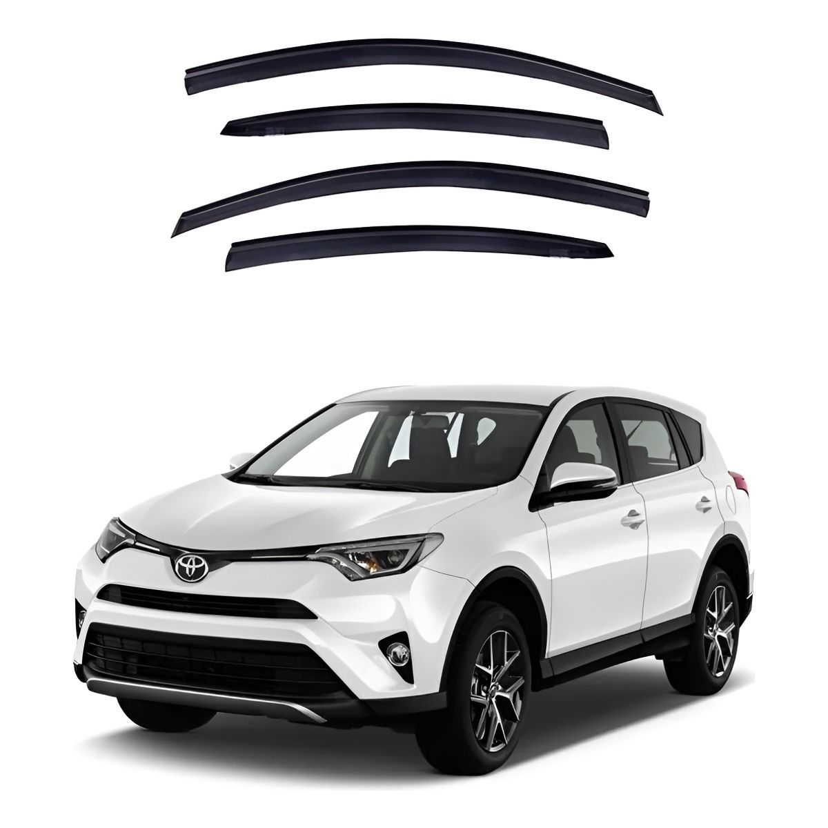 GENERICO - Kit Aletas Bota Aguas Toyota Rav 4 2013-2018  223051 223051 C51