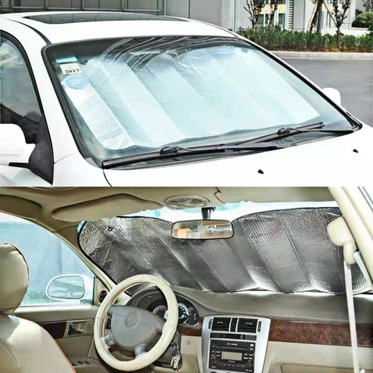 GENERICO - Cortina Parasol Parabrisas Autos O Camion 60x130cm  215084 215084 C15