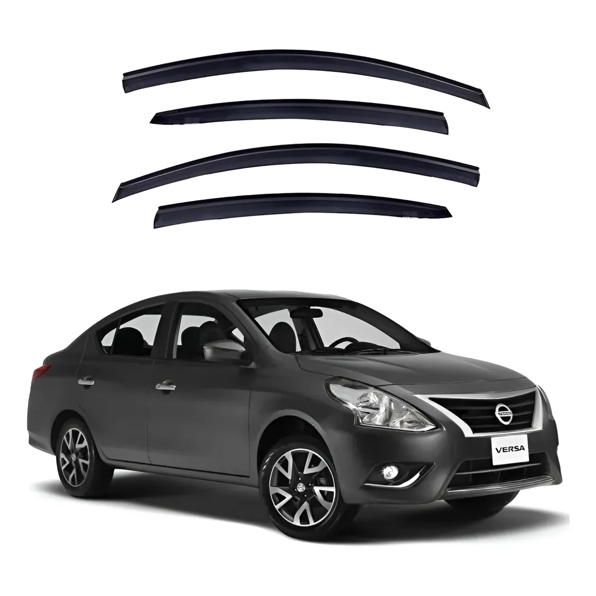 GENERICO - Kit Aletas Bota Agua Nissan Versa Todo Ano  223091 233091 C51