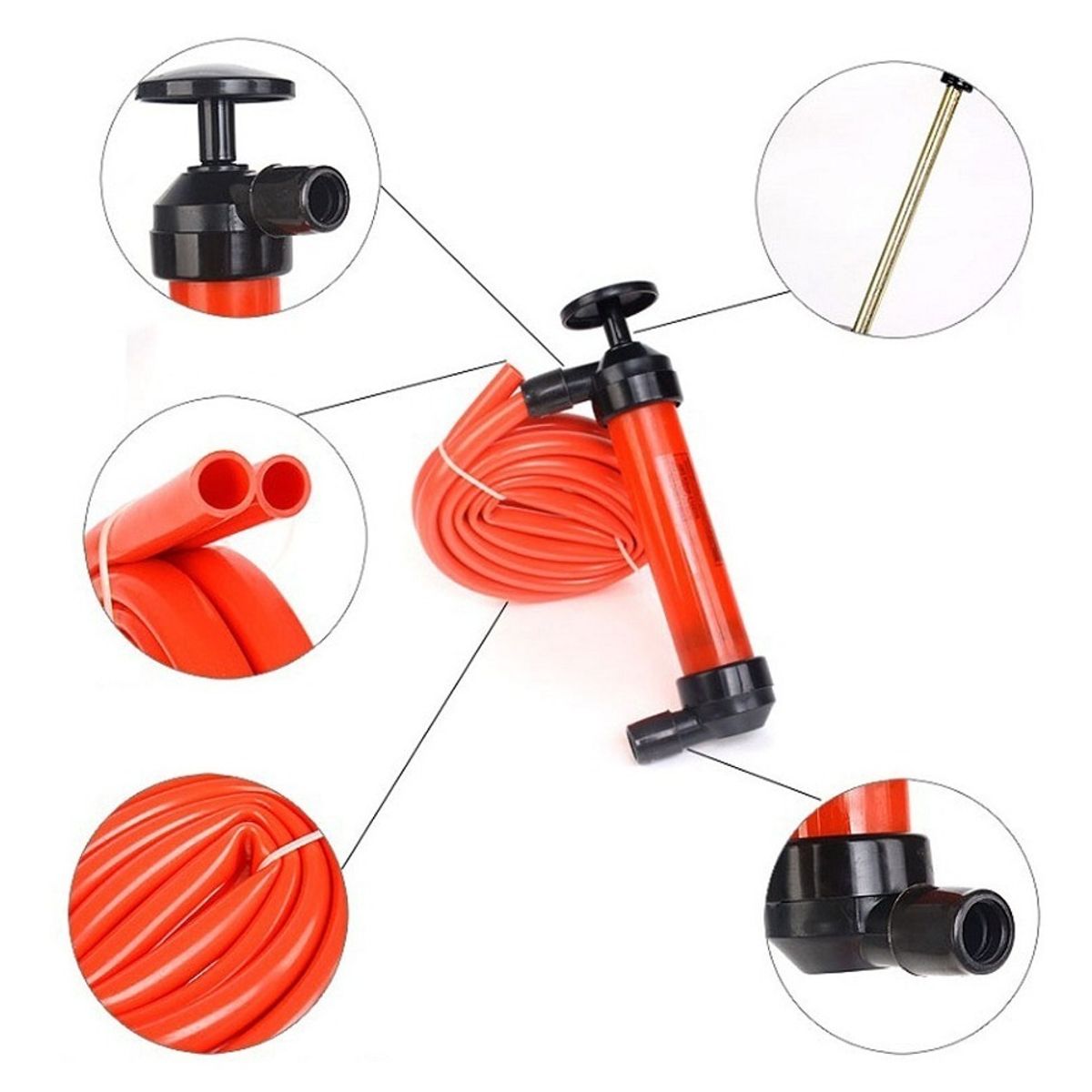 GENERICO - Kit Bomba Bencina Trasvasije Extracción Diesel Multifunción 212017 C36