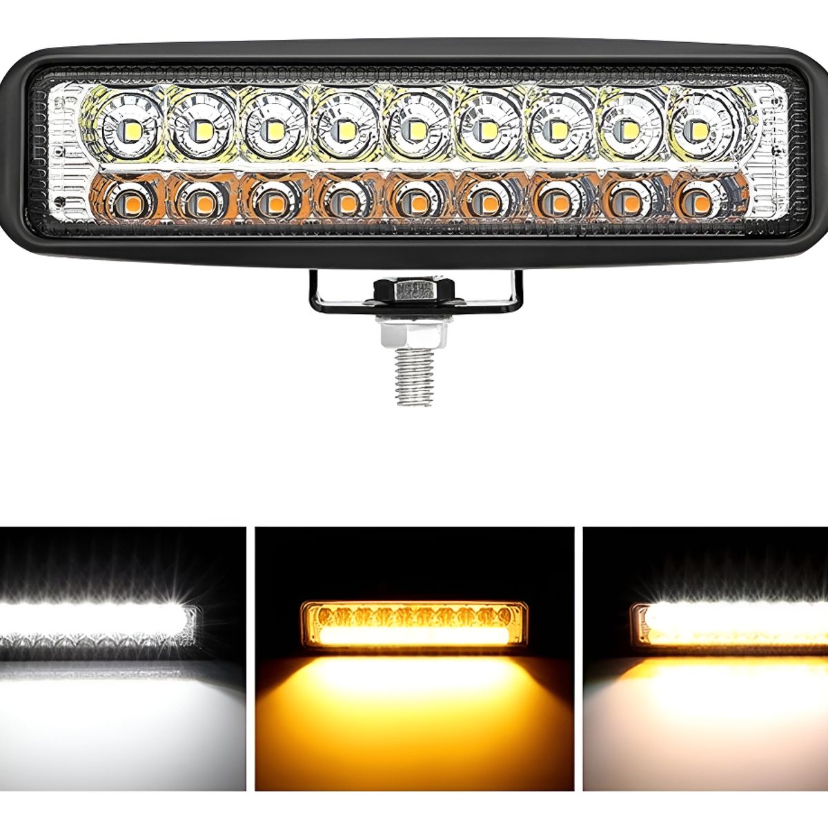 GENERICO - Barra Luces Foco Neblinero Led 20w Auto Moto Caminoneta