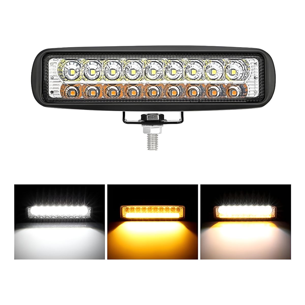 GENERICO - Barra Luces Foco Neblinero Led 20w Auto Moto Caminoneta