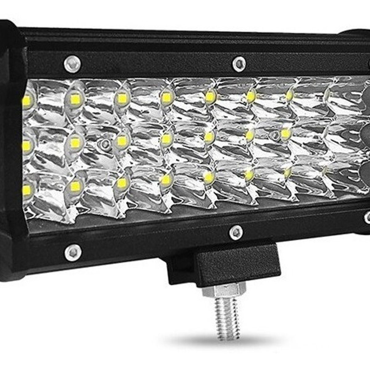 GENERICO - X2 Barra Luces Led 4x4 Neblinero 72w Auto Camioneta Moto