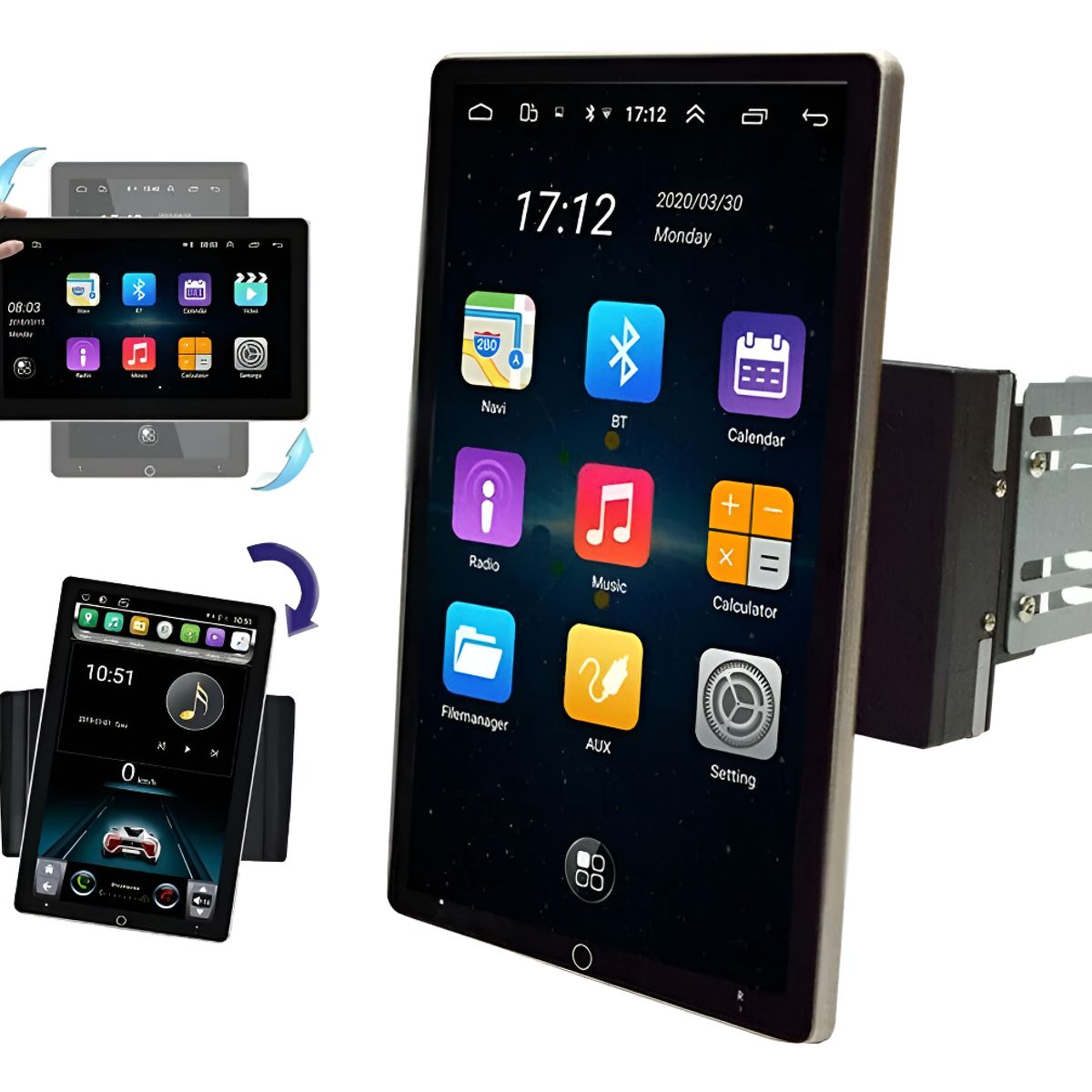 GENERICO - Radio Auto Android 1 Din Pantalla Touch 9 4 Gb Ram 64 Gb 213259a