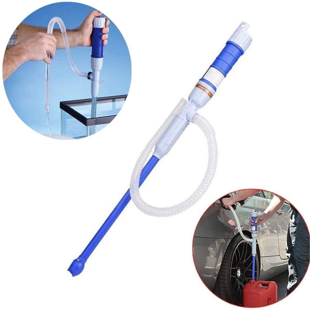 GENERICO - Kit Bomba Bateria Automatica Portátil Combustible Bencina 212016 C410