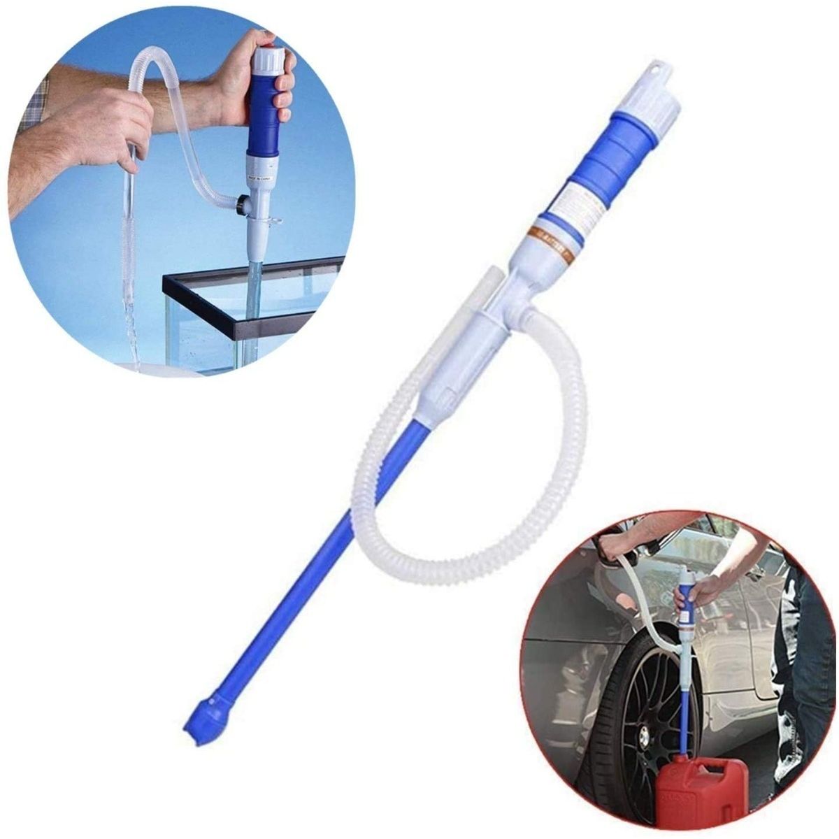 GENERICO - Kit Bomba Bateria Automatica Portátil Combustible Bencina 212016 C410