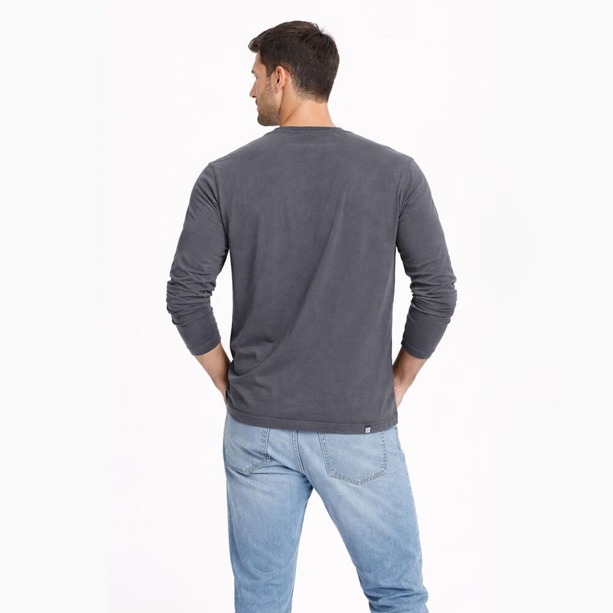 GANGSTER - Polera ML Field Gris