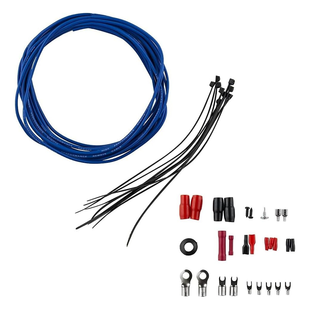 GENERICO - Kit Cables Cca Amplificador Subwoofer Auto Premium 2 Awg 213238