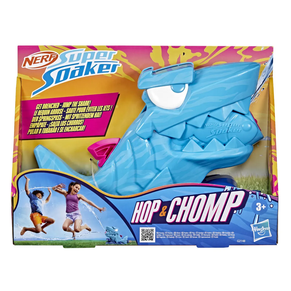 NERF - Lanzador Nerf Super Soaker Hop & Chomp