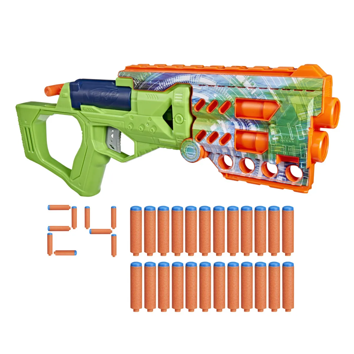 NERF - Lanzador Nerf N Series Jadestrike 24 Dardos
