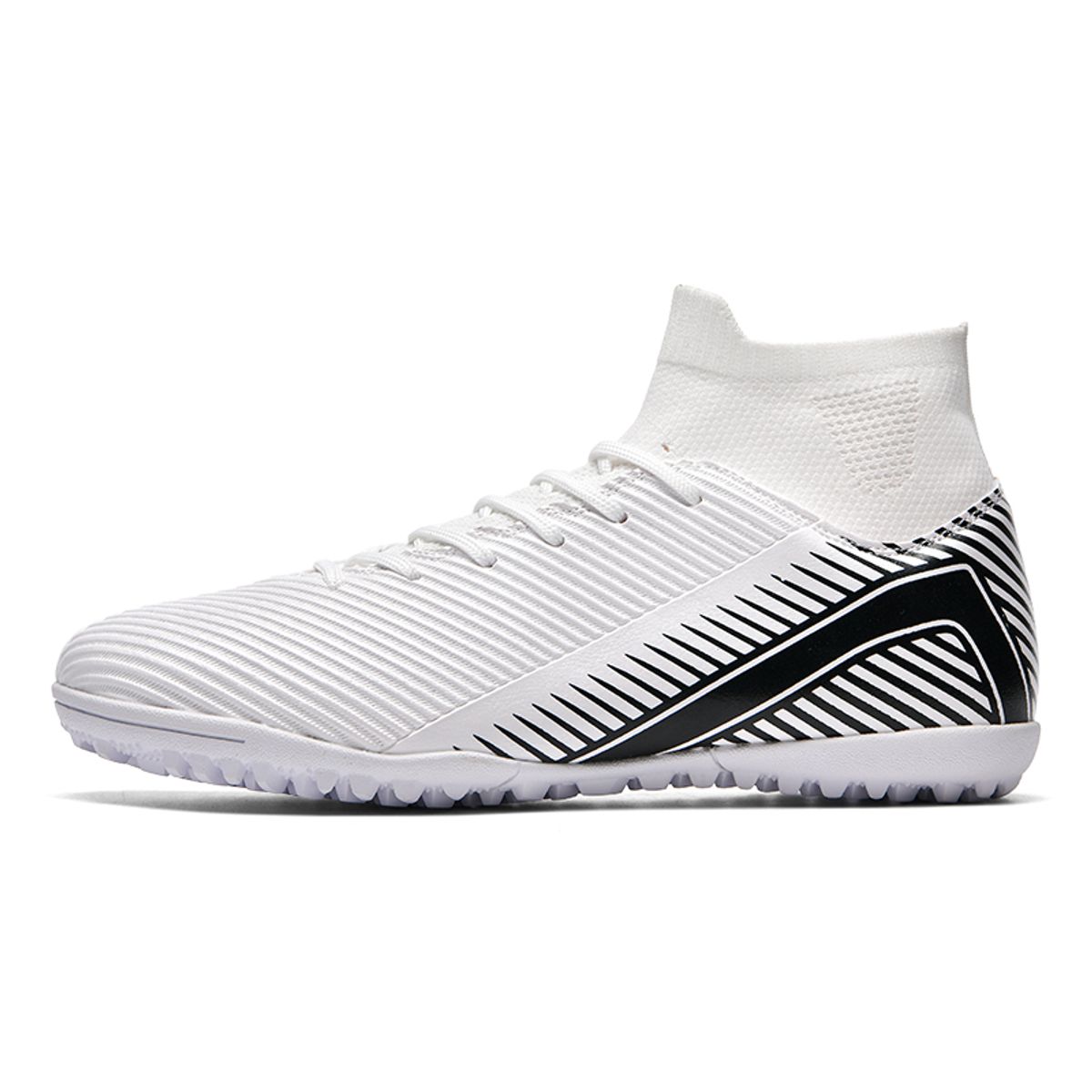 SHANDIAN - Zapatillas de Fútbol Hombre TF zapatos hombre Blanco