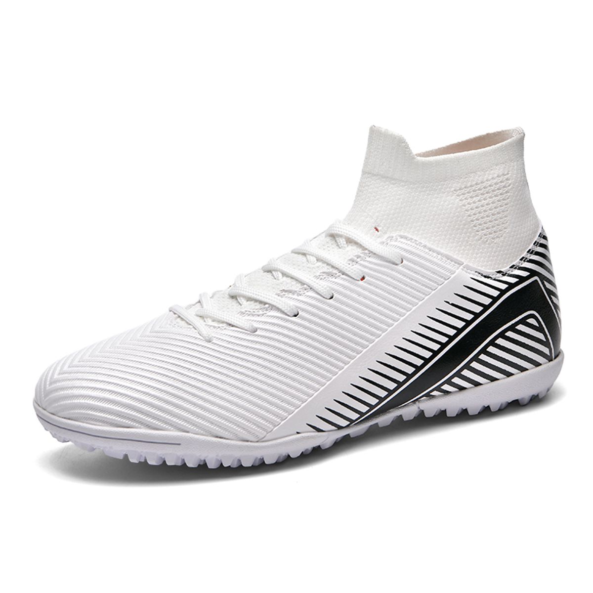 SHANDIAN - Zapatillas de Fútbol Hombre TF zapatos hombre Blanco