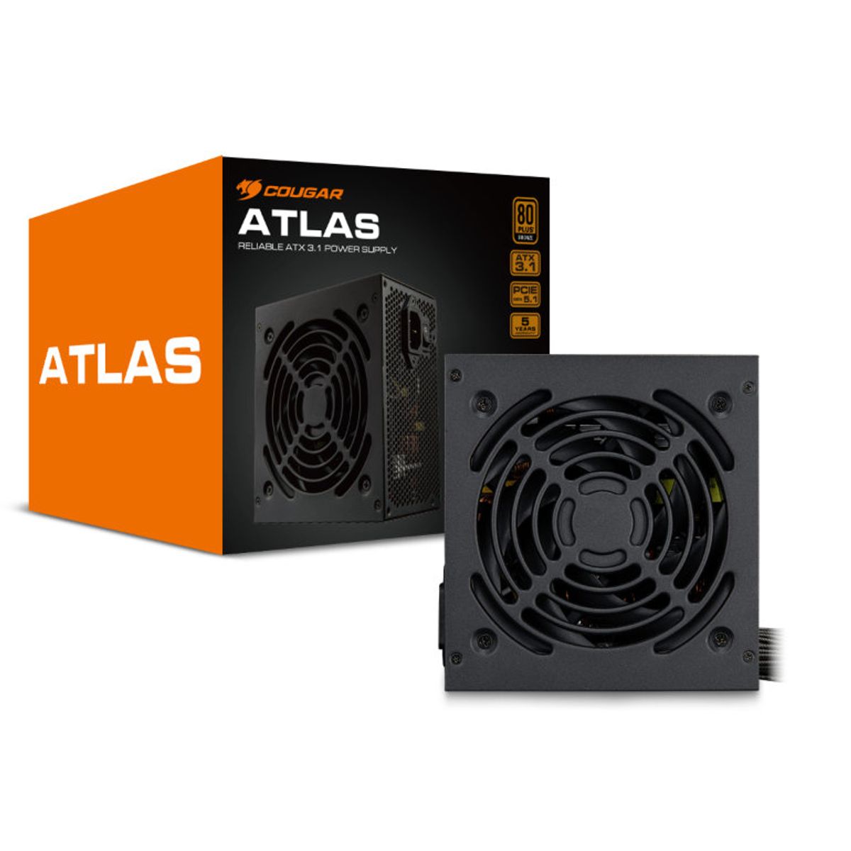 COUGAR - Fuente de Poder  Cougar Atlas 650 (ATX 3.1) - 80 Plus Bronce