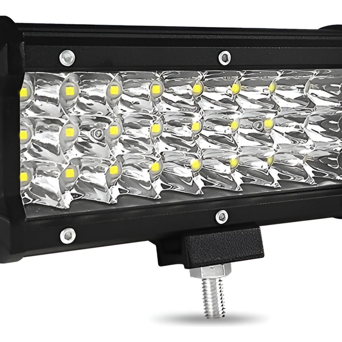 GENERICO - Barra Luces Led 4x4 Neblinero 72w Auto Camioneta Moto Flood