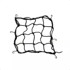 GENERICO - Pulpo Malla Amarre Moto Equipaje 40x40cm Negro