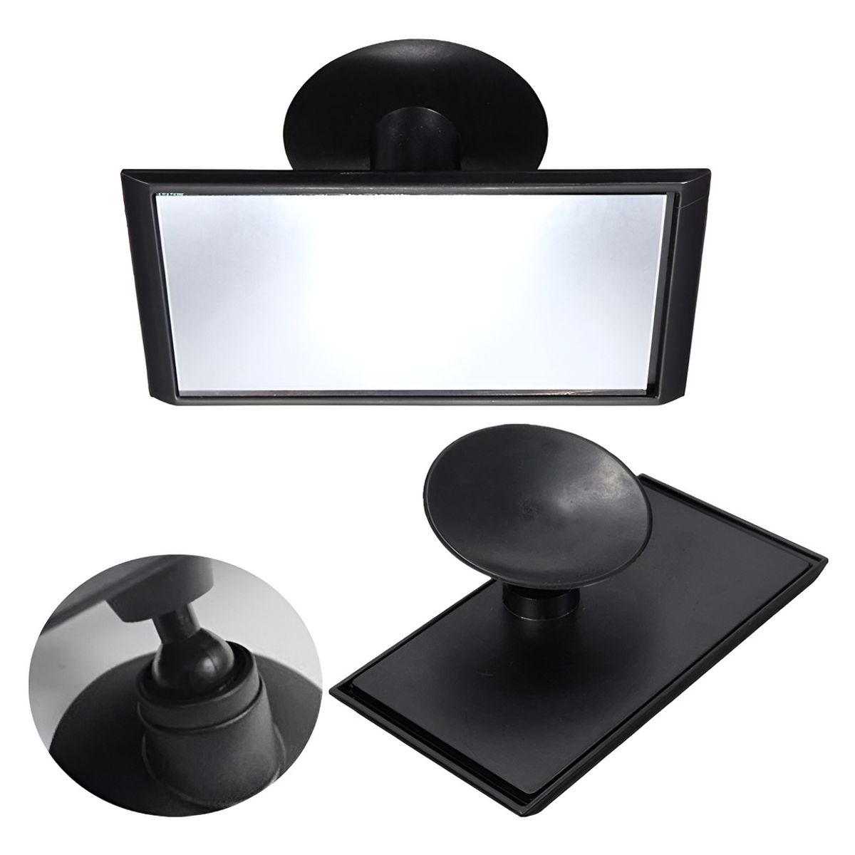 GENERICO - Espejo Retrovisor Ajustable Auto Seguridad Niños Bebe 360