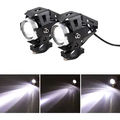 GENERICO - X2 Lámpara Luz Foco Neblinero Led U5 Ojos De Angel Para Moto