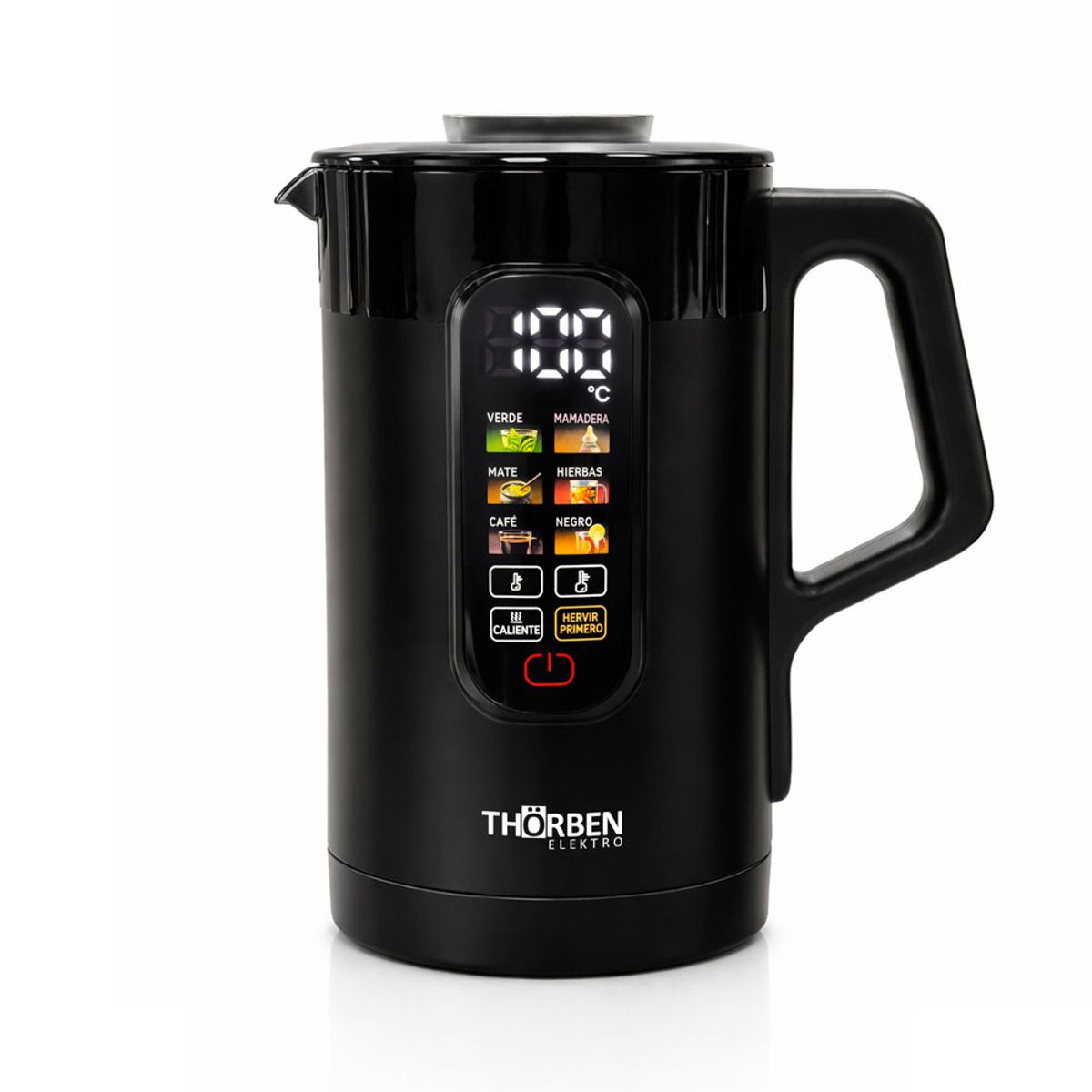 THORBEN - Hervidor Digital Táctil de 1,5 Lt Thor Colorsmart Temp