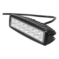 GENERICO - Barra Luces Foco Neblinero Led 18w Auto Moto Caminoneta