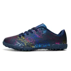 SHANDIAN - Zapatillas de Fútbol Hombre TF zapatos hombre Azul