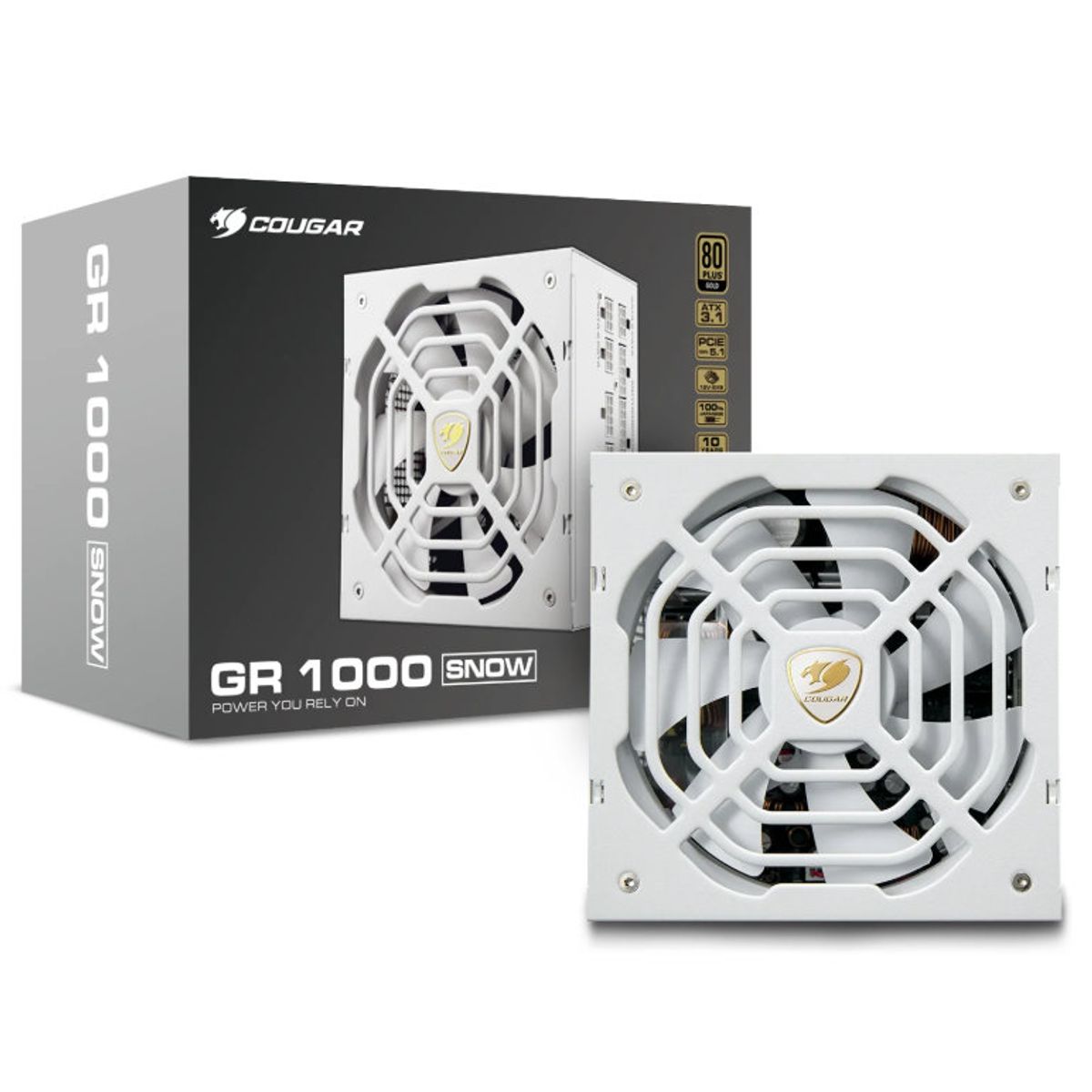 COUGAR - Fuente de Poder Cougar GR 1000 ATX 3.1 - 80 Gold Modular ATX