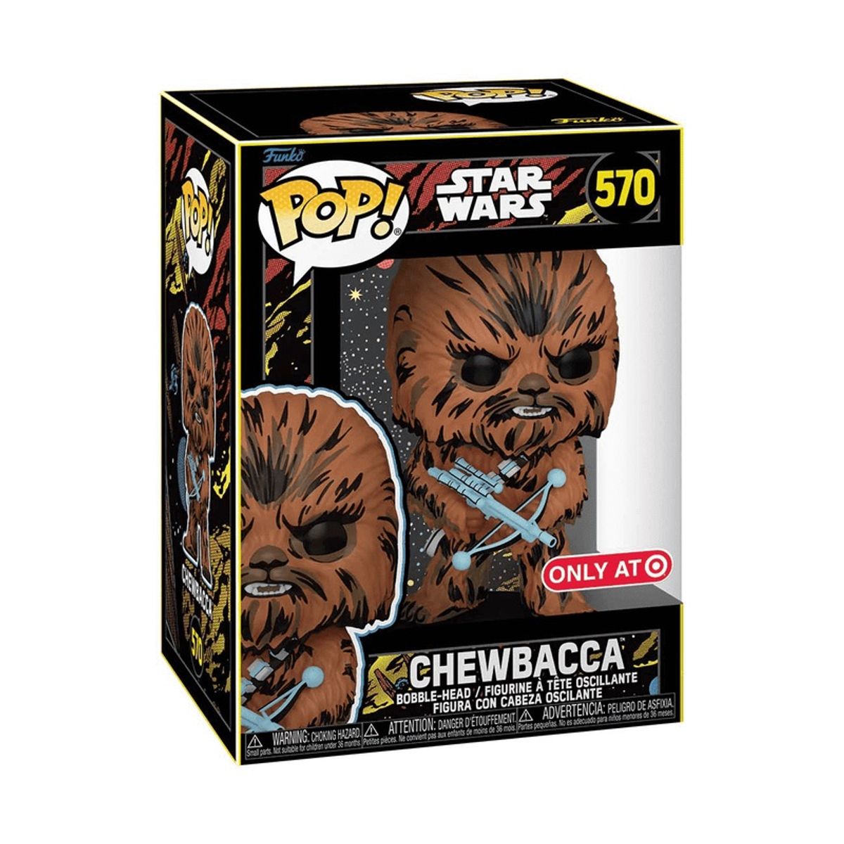 FUNKO - Funko Pop Star Wars – ChewBacca 570  + Protector