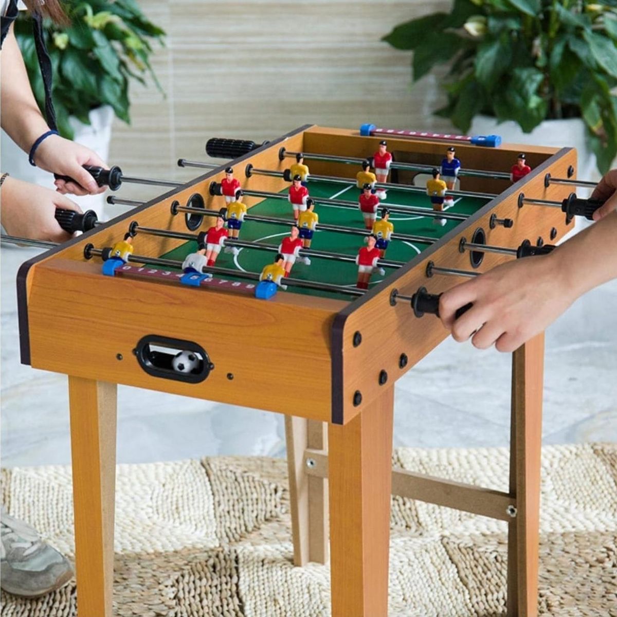GENERICO - Taca Taca Mesa De Futbolito Con Patas Juego Familiar Adultos Y Niños