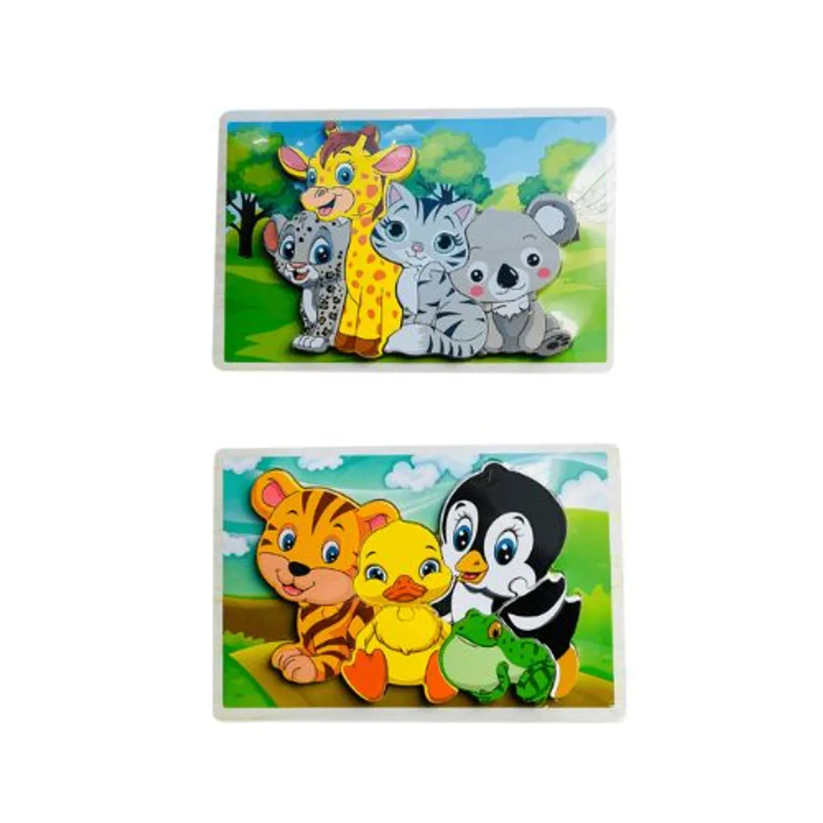 GENERICO - Puzzle Familia Juguete Madera